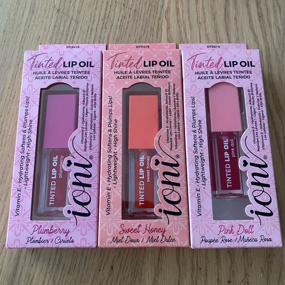 🆕 loni Tinted Lip Oil 3PC Bundle🆕 - Picture 1 of 6